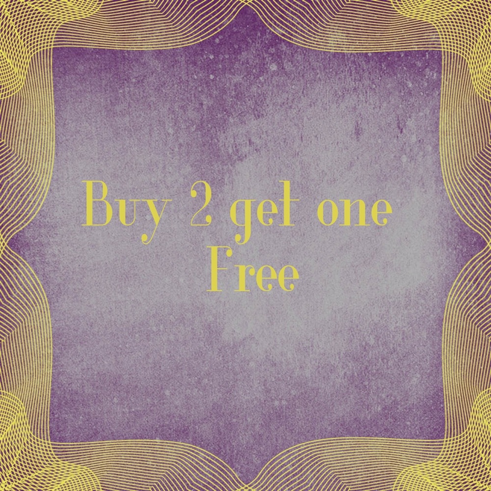 Buy 2 items get one free!!!!!!